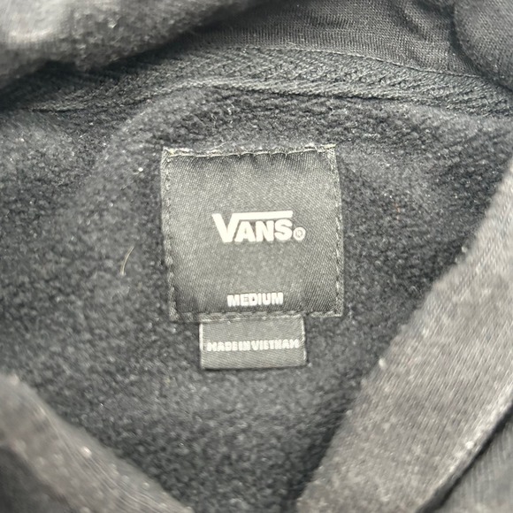 Vans Black Hoodie Sweatshirt Boys Size Medium - Picture 5 of 7